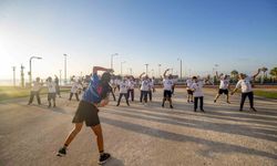 Mersinli muhtarlar sabah sporunda buluştu