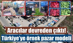 Tarladan toplanan ürünler dakikalar içinde tezgahta tüketiciyle buluşuyor!