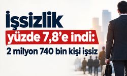 İşsizlik Ağustos ayında geriledi: 2 milyon 740 bin kişi işsiz