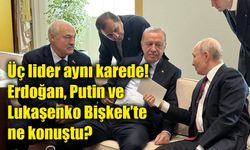 Bişkek’te dikkat çeken buluşma: Erdoğan, Putin ve Lukaşenko aynı karede