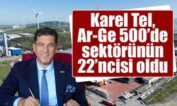 Karel Tel, Ar-Ge 500’de sektörünün 22’ncisi oldu