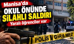 Manisa'da okul önünde silahlı saldırı: Yaralı öğrenciler var