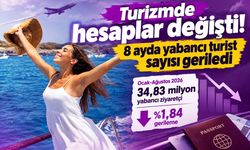 Türkiye'nin turizm karnesinde dikkat çeken tablo: 8 ayda 653 bin ziyaretçi kaybı