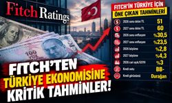 Fitch'ten Türkiye ekonomisi için kritik tahmin: Dolar 60 TL, enflasyon yüzde 23,5