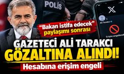 “Bakan istifa edecek” paylaşımı sonrası gazeteci Ali Tarakcı gözaltına alındı! Hesabına erişim engeli