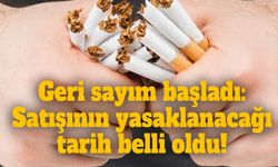 Sigara için geri sayım başladı: Satışının yasaklanacağı tarih belli oldu!
