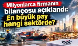 1 milyon 150 bin firmanın bilançosu açıklandı: Ticarette 356 bin firma var