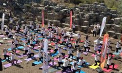 Gençler Kaunos Antik Kenti'nde spor ve tarihle buluştu