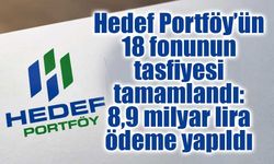 Hedef Portföy’ün 18 fonunun tasfiyesi tamamlandı: 8,9 milyar lira ödeme yapıldı