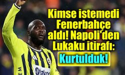Napoli'den Fenerbahçe'ye Lukaku göndermesi! "Onu alacak birini bulduğumuz için şanslıydık"