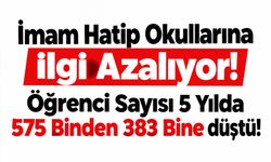 İmam hatip liselerinde öğrenci sayısı 400 binin altına geriledi
