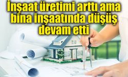 İnşaat üretiminde aylık yüzde 4’lük artış! Bina inşaatında düşüş sürüyor