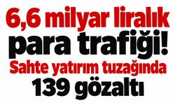 Sahte yatırım uygulamasıyla milyonluk tuzak! 139 kışı gözaltında!