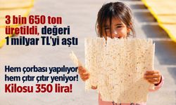 Hem çorbası yapılıyor hem çıtır çıtır yeniyor! Maraş tarhanasının kilosu 350 lira!
