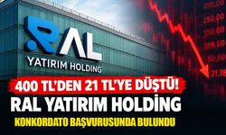Hisseleri yüzde 93,2 eriyen RAL Yatırım Holding konkordato başvurusunda bulundu!