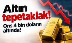 Altında sert düşüş! Ons 4 bin doların altını gördü, gram altında kritik eşik aşıldı