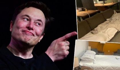 Bu da oldu! Elon Musk Twitter ofisini yatak odasına çevirdi