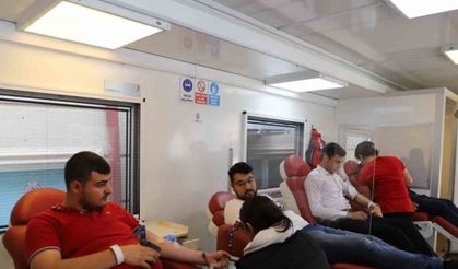 Yahşihan Belediyesi personelinden Türk Kızılayı’na kan bağışı