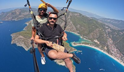 Gökyüzünde yer fıstığı keyfi!