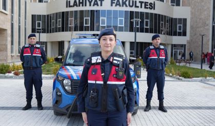 Şehrin güvenliğinden sorumlu kadın komutanlara güven tam!