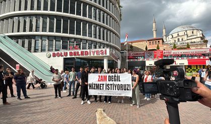 Bolu’da Ulaşım Zammına Öğrencilerden Yürüyüşlü Tepki: “Zam Değil, Hizmet İstiyoruz”