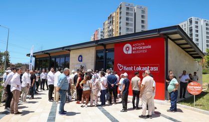 Antalya Kepez’de İlk Kent Lokantası Hizmete Açıldı