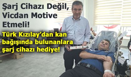 Türk Kızılay’dan kan bağışında bulunanlara şarj cihazı hediye