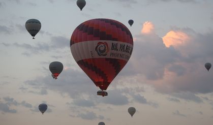 Sıcak hava balonları 30 Ağustos Zafer Bayramı için havalandı