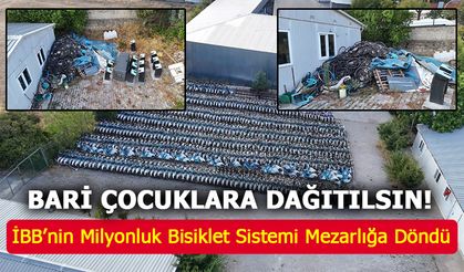 İBB’nin Milyonluk Bisiklet Sistemi Mezarlığa Döndü!