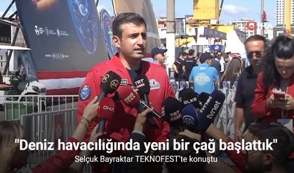 Selçuk Bayraktar: "Deniz havacılığında yeni bir çağ başlattık"