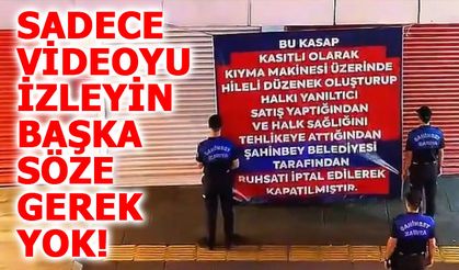 Kıyma Makinesine Düzenek Kuran Kasabın Ruhsatı İptal Edildi