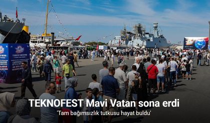 TEKNOFEST Mavi Vatan sona erdi