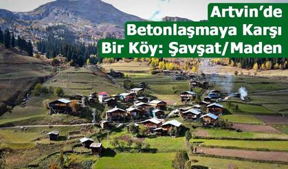 Artvin Şavşat’ın Maden Köyü Betonlaşmaya Karşı Ayağa Kalktı