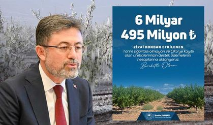 Bakan Yumaklı: "Üreticilerimize toplamda 20 milyar 423 milyon lira zirai don destek ödemesi gerçekleştirdik"