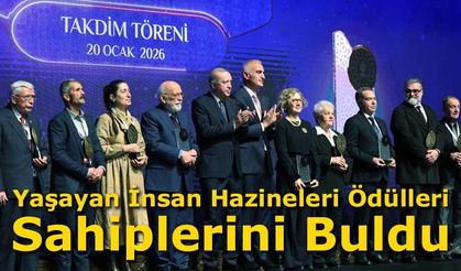 Erdoğan’ın Katılımıyla Yaşayan İnsan Hazineleri Ödülleri Sahiplerini Buldu