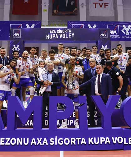 Halkbank Kupa Voley'de 9. kez şampiyon