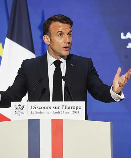 Macron: “Avrupa'mız ölümlüdür ve ölebilir”