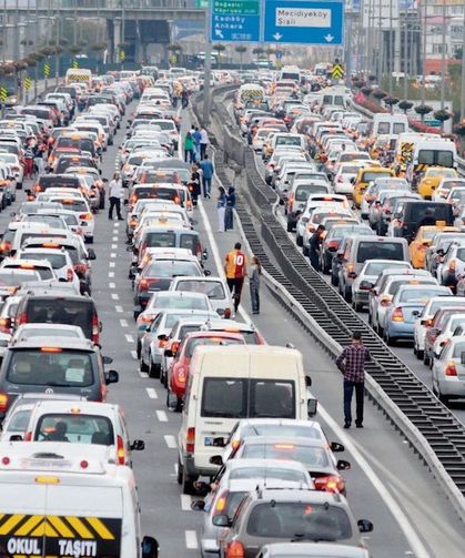 Türkiye Avrupa'da en yoğun trafik hacmine sahip ülkeler arasında altıncı sırada