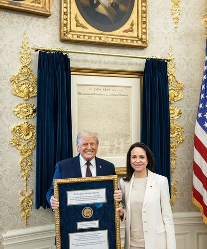 Venezuelalı muhalif lider María Corina Machado Nobel Barış Ödülünü Trump’a verdi!