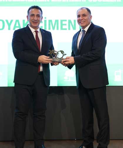 OYAK Çimento’ya “Sürdürülebilirlik Liderleri” Ödülü