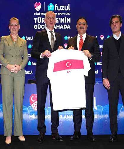 Fuzul, Türkiye Millî Futbol Takımlarının Ana Sponsoru Oldu