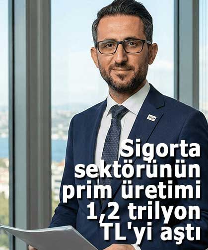 Sigorta sektörünün prim üretimi 1,2 trilyon TL'yi aştı