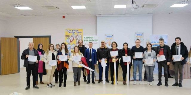 Gençler ve çocuklar Kepsut’ta festival havasında eğlendi