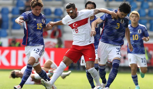 A Milli Takım, özel maçta Japonya’ya 4-2 mağlup oldu
