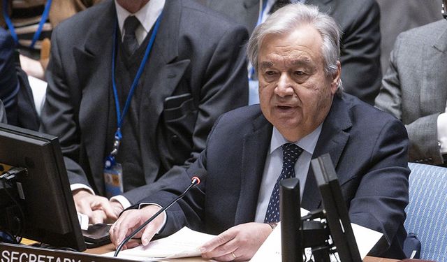 Guterres: “Gazze halkı dünyanın gözleri önünde büyük bir insani felaket yaşıyor”