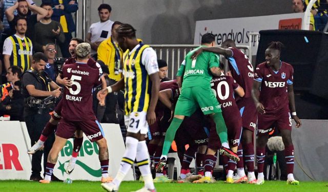 Trabzonspor'dan Fenerbahçe galibiyetinin hikayesi