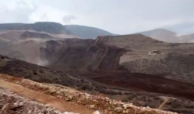 Erzincan’da maden sahasında toprak kayması: En az 9 kişi toprak altında
