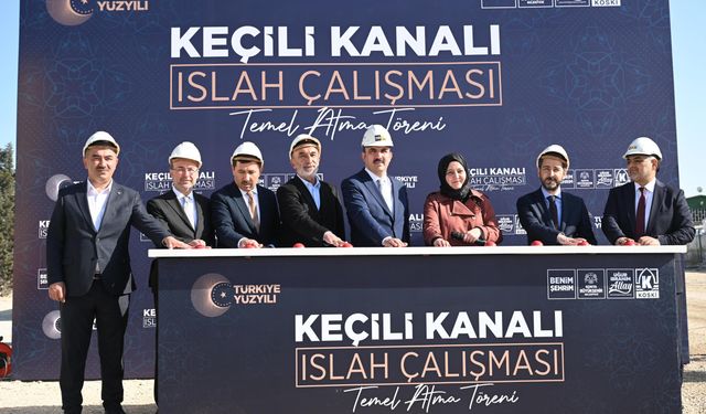 Başkan Altay Keçili Kanalı Islah Çalışması’nın temelini attı