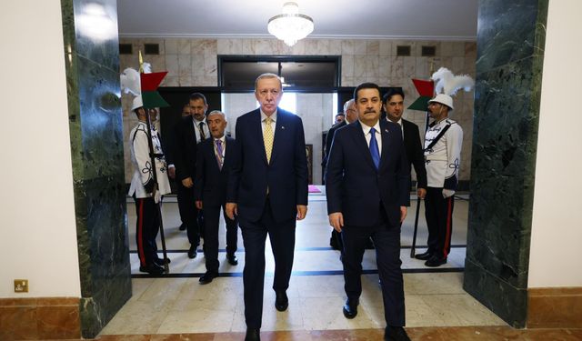 Cumhurbaşkanı Erdoğan, Irak Başbakanı Sudani ile bir araya geldi