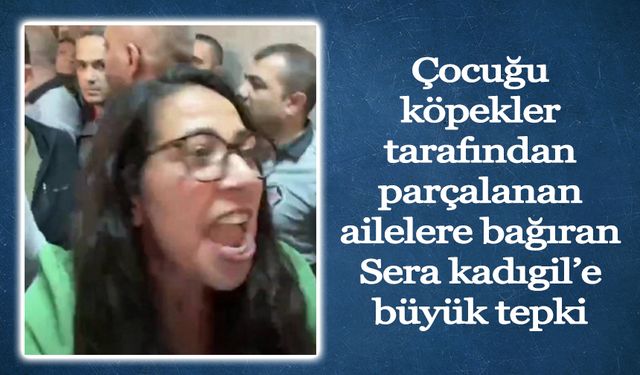 “Senin çocuğunu AKP öldürdü” diyen Sera Kadıgil’e tepki!
